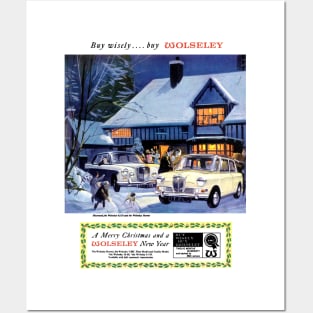 WOLSELEY HORNET CHRISTMAS - advert Posters and Art